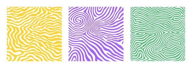 Groovy psicodélico estilo Y2K remolino de fondo diseño de estilo plano ilustración vectorial