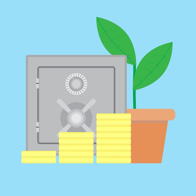 Growth Finance y depositado en la caja fuerte