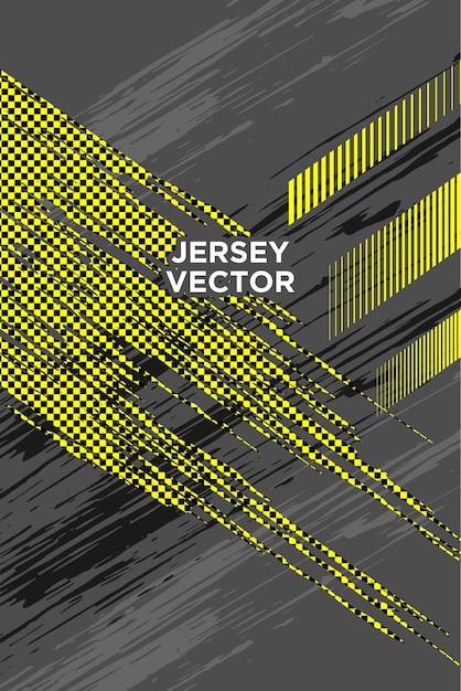 Vector grunge amarillo y gris para el fondo de jersey