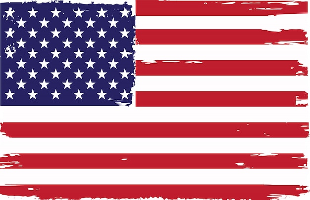 Grunge bandera de estados unidos