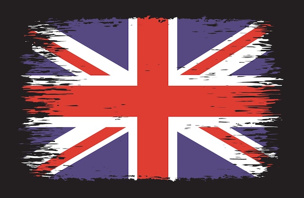 Grunge bandera de Reino Unido