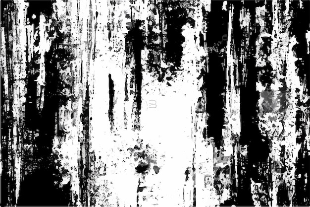 Vector grunge en blanco y negro abstracto fondo con textura sucia líneas de arañazo sobre el fondo arte grunge