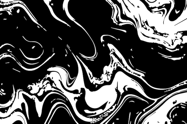 Grunge en blanco y negro Textura Grunge detallada textura abstracta negra Arte abstracto Arte vectorial