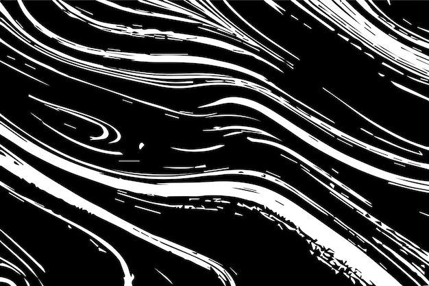 Grunge en blanco y negro Textura Grunge detallada textura abstracta negra Arte abstracto Arte vectorial