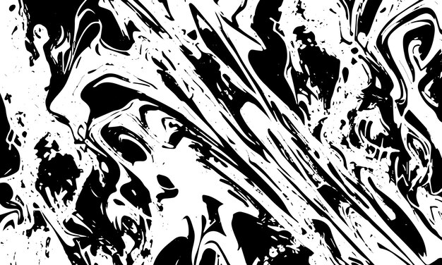 Grunge caótico detallado textura abstracta negra fondo vectorial