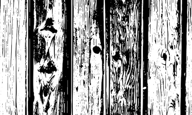 Grunge detallada textura negra de viejas tablas de madera paneles de madera piso puertas paredes fondo vectorial