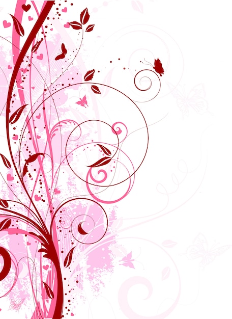 Grunge floral