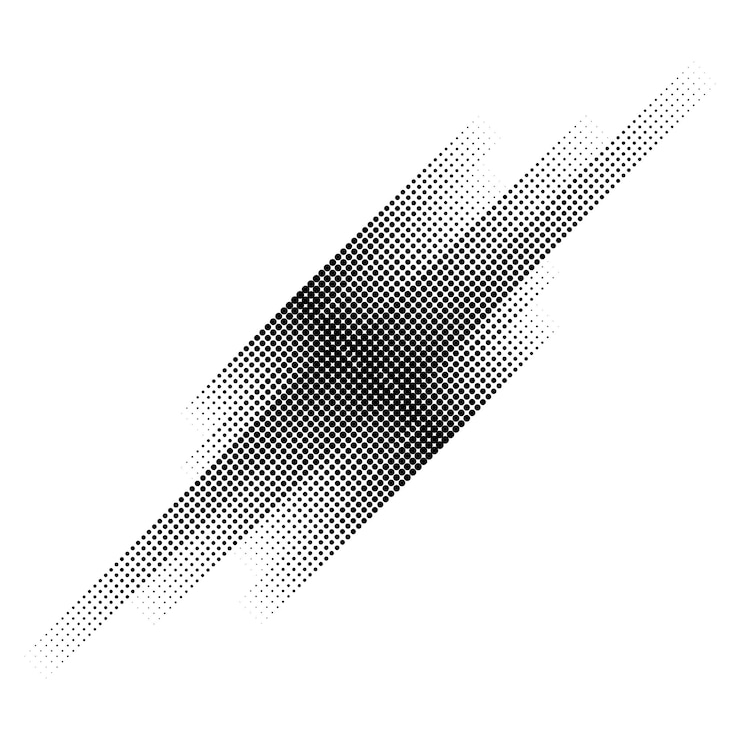Vector grunge de fondo de medio tono con puntos vintage