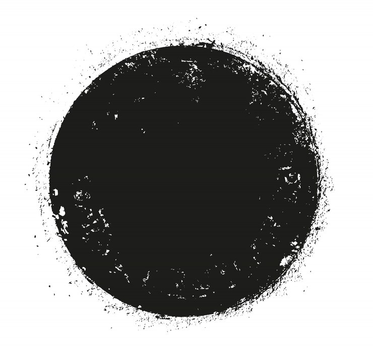 Vector grunge forma redonda