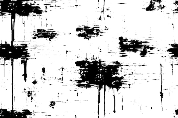 Grunge Negro y Blanco Textura Urbana Distrita superposición con arañazos para efectos vintage
