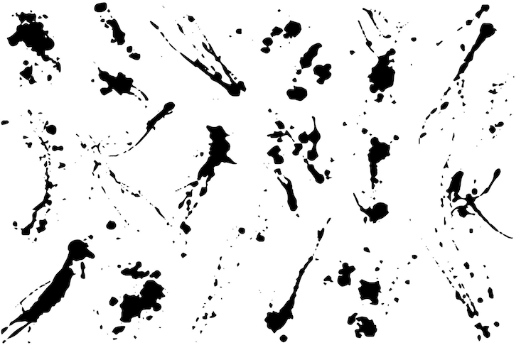 Vector grunge negro y blanco vector de textura de angustia