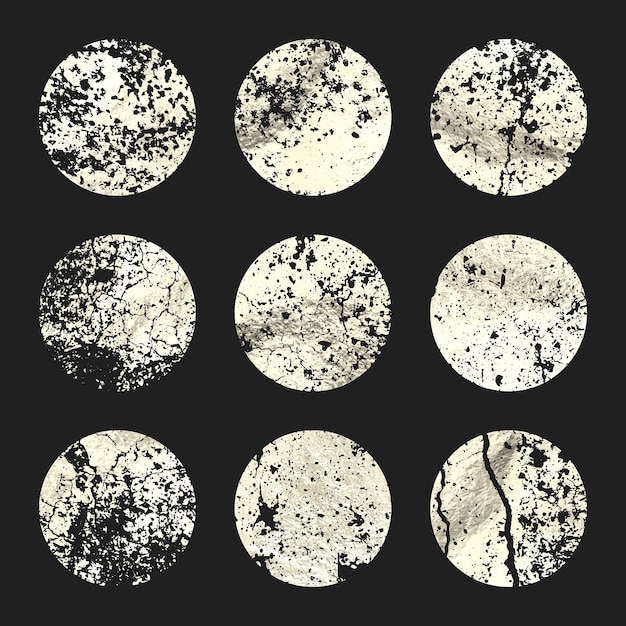 Grunge papel de plata brillantes círculos hechos a mano dorado brillante patrón de textura lujo mano brillante
