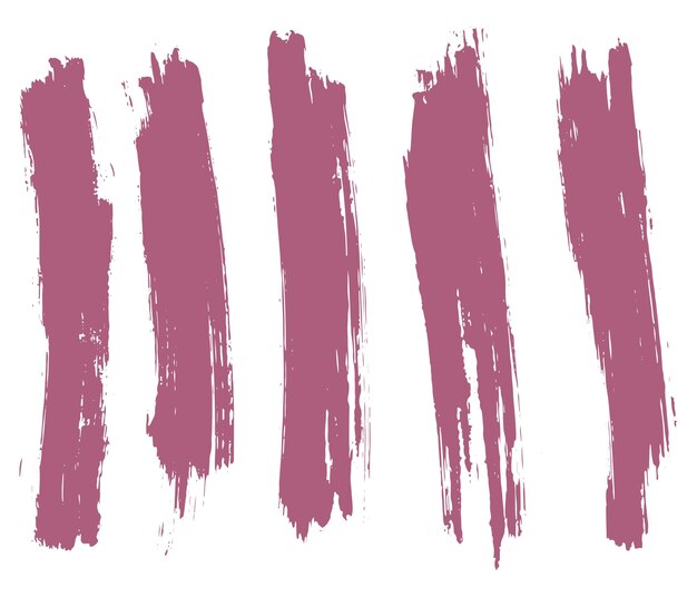 Grunge pintura tinta vector color rosa pincel trazo forma salpicadura colección de fondo