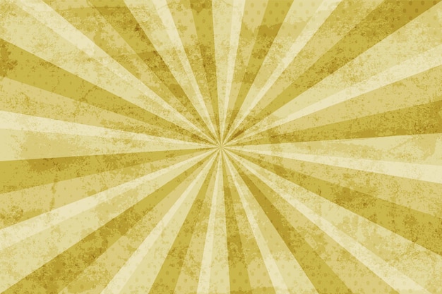 Grunge sunburst rayos fondo estilo vintage, ilustración vectorial