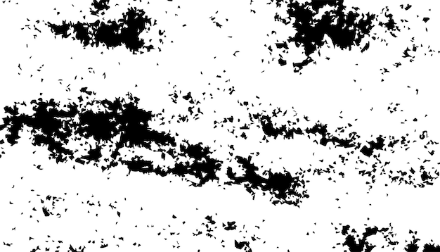 Grunge de textura negra y blanca Diseño manchas de granos negros Textura angustiada Textura áspera