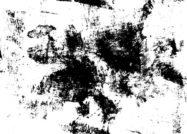 Grunge textura tinta en blanco y negro sobre papel mano pincel gráfico vintage urbano impresión abstracta