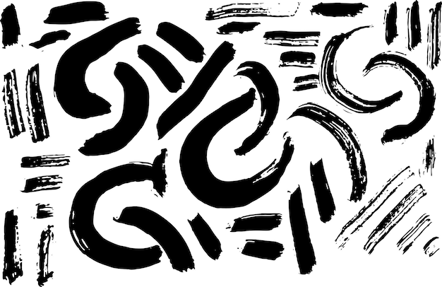 Grunge tinta pincel seco textura abstracta