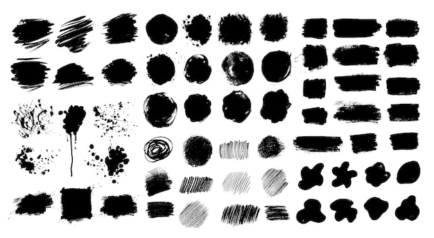 Grunge Vector elementos dibujados a mano