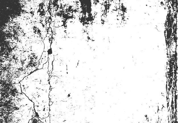 Grunge vector fondo textura textura de arañazos grietas polvo vintage patrón oscuro y sucio