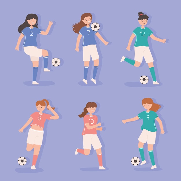 Grupo femenino de fútbol