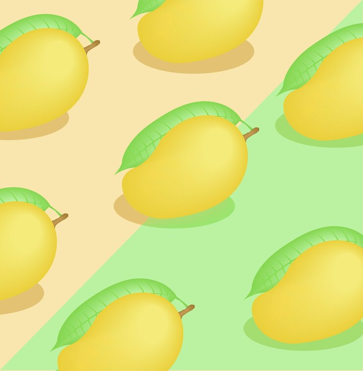 grupo de fruta dulce mango