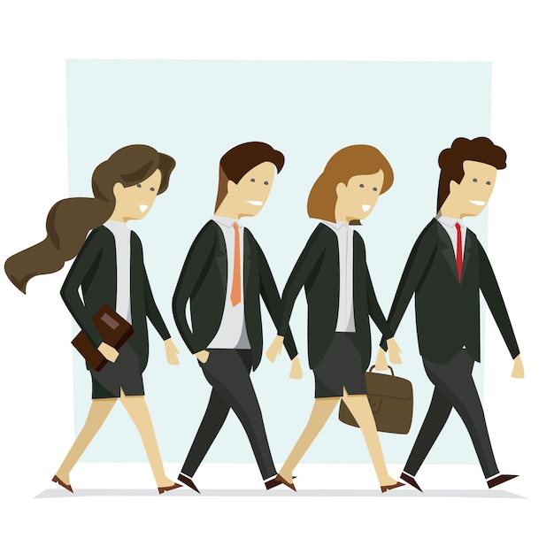Grupo de gente de negocios