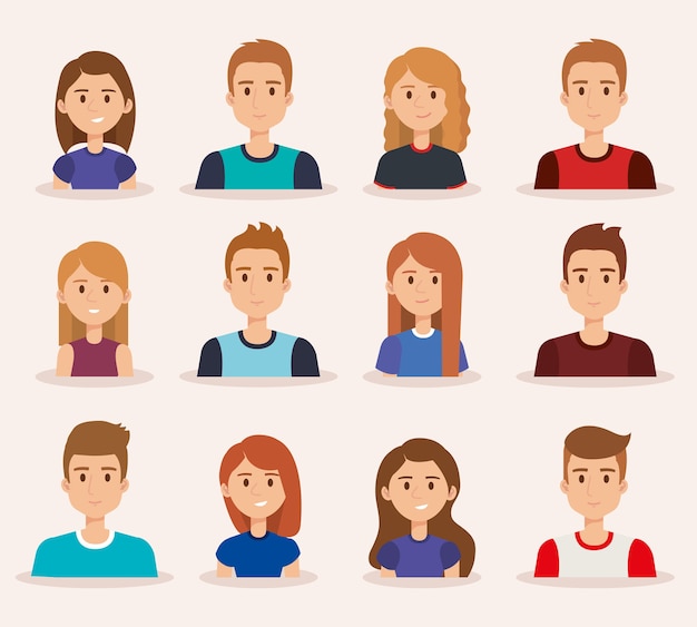 grupo de jóvenes
