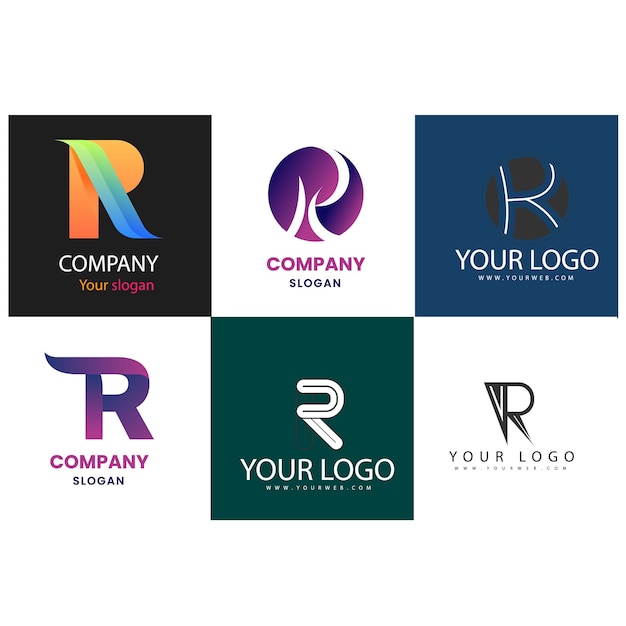 un grupo de logotipos, incluido uno que dice su logotipo