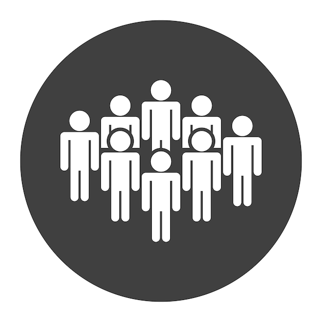 un grupo de personas en un círculo con un fondo negro