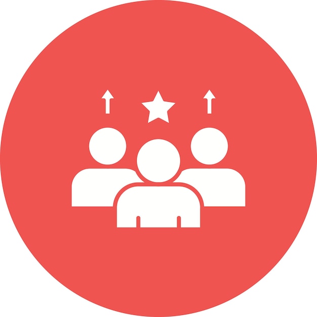 un grupo de personas con un círculo rojo que lo dicen
