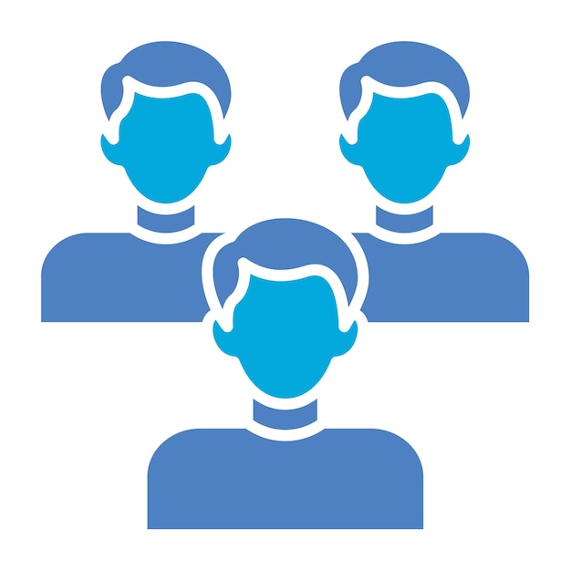 un grupo de personas con diferentes logotipos, incluido uno con el otro con el otro y el otro con un fondo azul