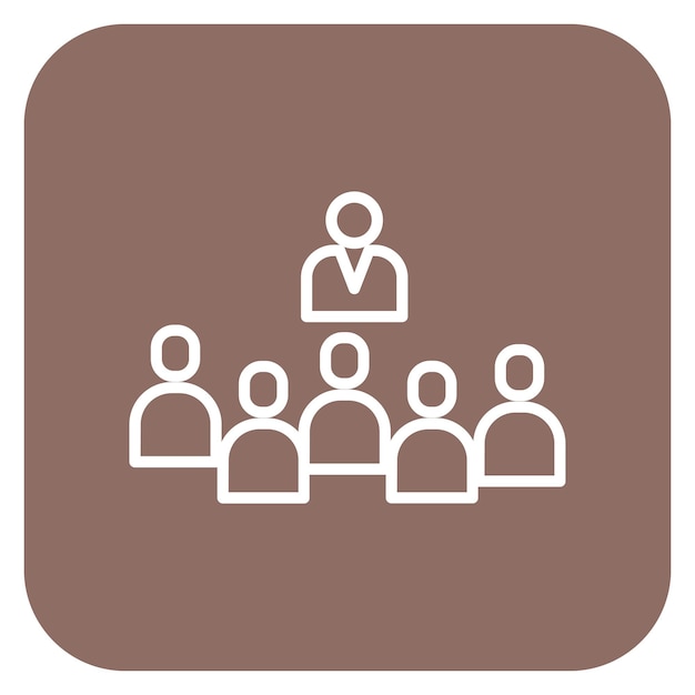 un grupo de personas con un hombre delante de un grupo de gente