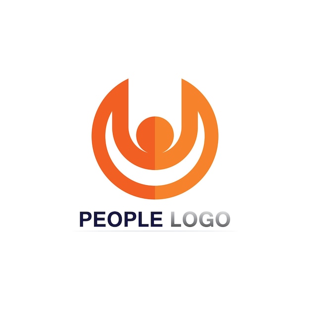 Grupo de trabajo de icono de personas, diseño de ilustraciones vectoriales