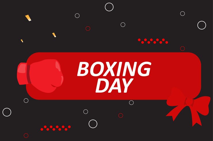 Un guante de boxeo en la ilustración del día del boxeo.