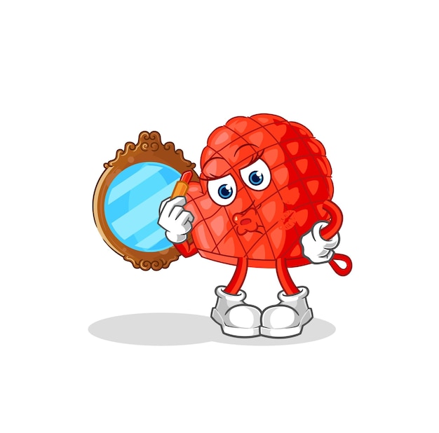 Guante de cocina componen vector de dibujos animados mascota