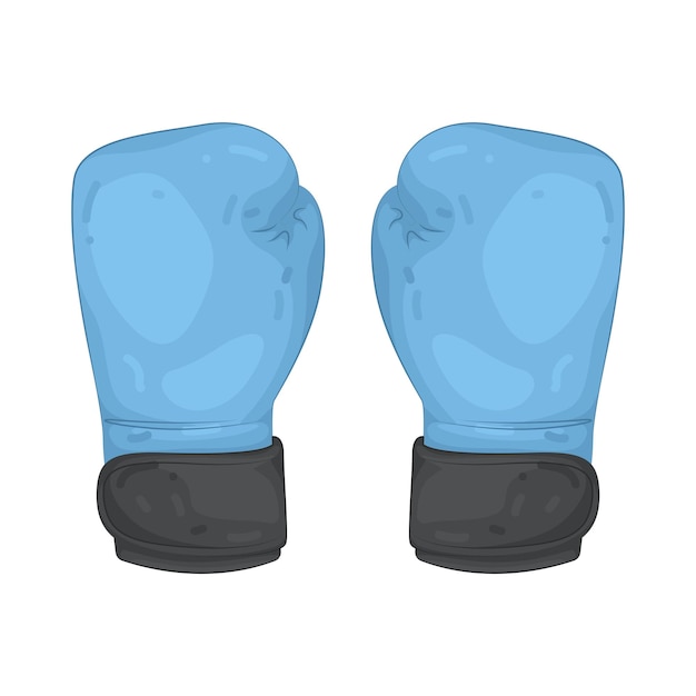 Los guantes de boxeo