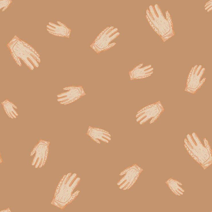 Vector guantes de fútbol grabado de patrones sin fisuras fondo de deporte vintage en estilo dibujado a mano