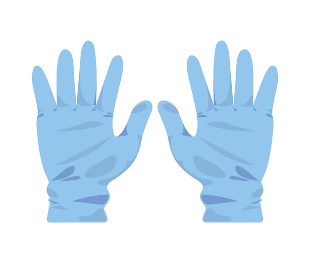 Guantes de laboratorio guantes de plástico guantes quirúrgicos guantes médicos guantes azules