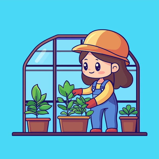 El guapísimo cuidador de invernaderos que cuida de las plantas