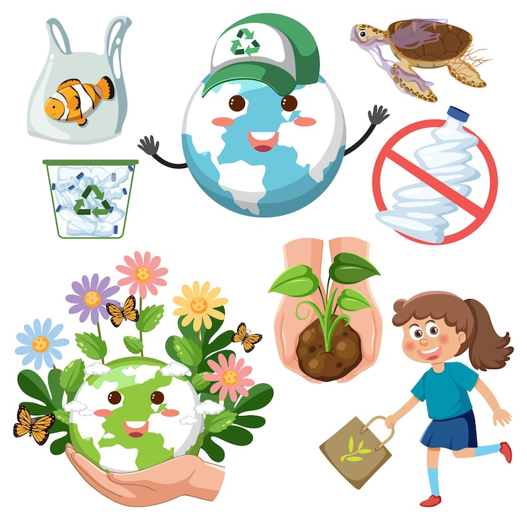 Vector guardar la colección de gráficos e iconos de la tierra
