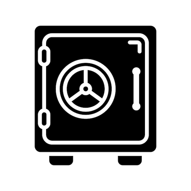 Guardar cuadro signo símbolo vector glifo color icono