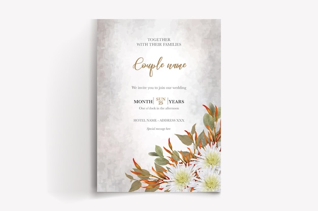 guardar las plantillas de invitación de boda de fecha