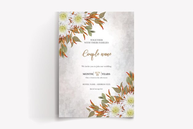 guardar las plantillas de invitación de boda de fecha