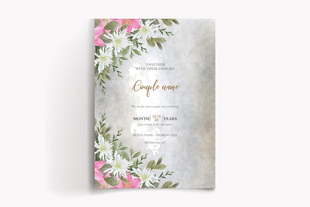 guardar las plantillas de invitación de boda de fecha