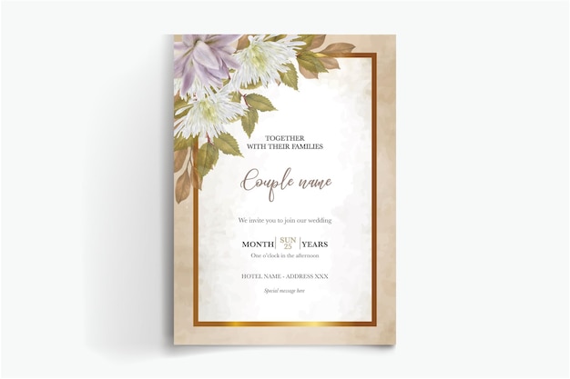 guardar las plantillas de invitación de boda de fecha