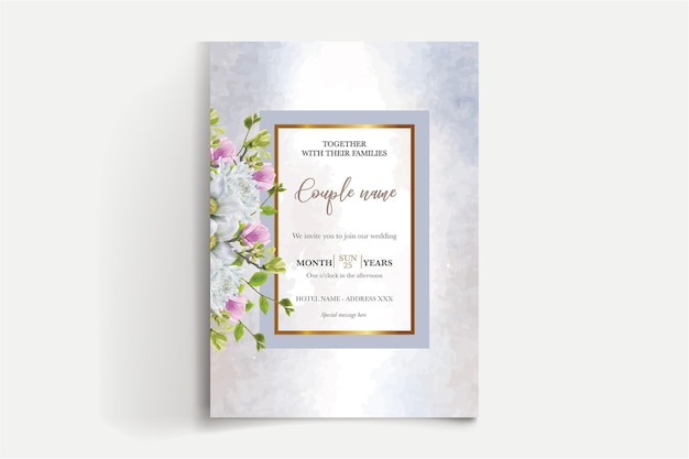 guardar las plantillas de invitación de boda de fecha