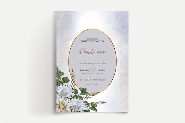 guardar las plantillas de invitación de boda de fecha