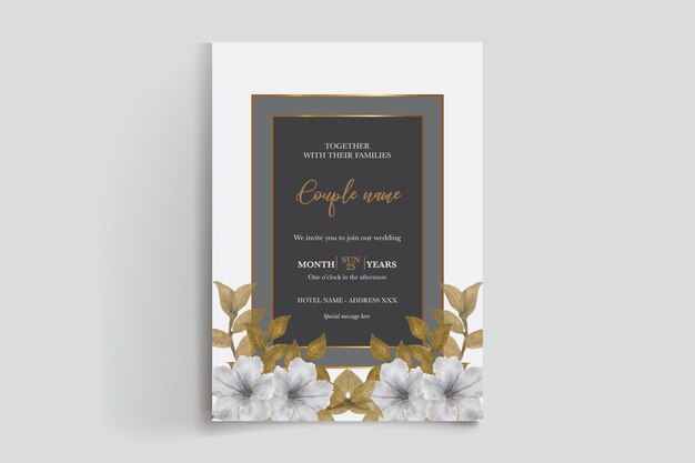 guarde la fecha de la invitación de la boda
