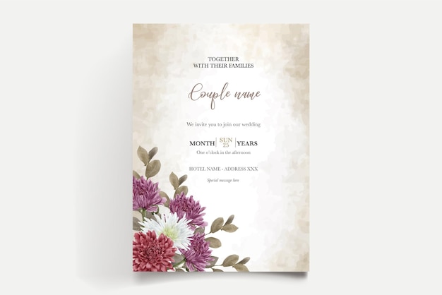 Guarde la fecha plantillas de invitación de boda