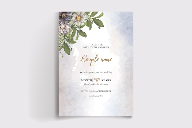 guarde la fecha de las plantillas de invitaciones de boda